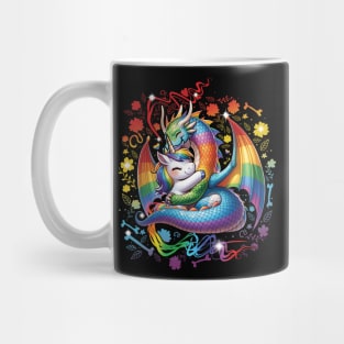 LGBT Dragon Unicorn Mug